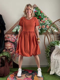 Robe Savana couleur Terracotta