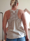 Debardeur Karine beige