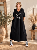 Robe Oversize " C'est la Vie " du 38 au 48