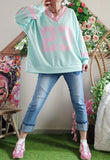 Haut Oversize 23 menthe
