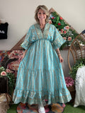 Robe Yasmine turquoise