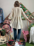 Blouse Caroline jaune clair