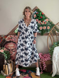 Robe Chezenne blanc/bleu