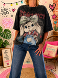Tee-shirt Ample Bunny Anthracite du 38 au 48
