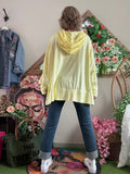 Sweat Skull strass jaune
