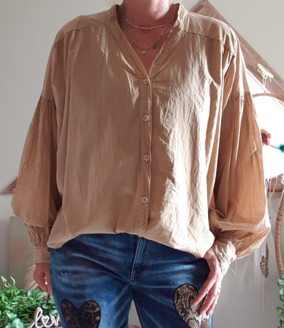 Blouse Camel