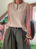 Haut Farah beige