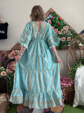 Robe Yasmine turquoise
