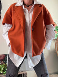 Veste Mila terracotta du 36 au 46