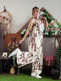 Combinaison Athena beige/choco
