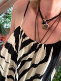 Robe longue Tropicale noire