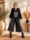 Sweat Oversize CALAVERA noir du 38 au 52