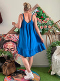 Robe Tunique Isabelle bleu électrique