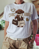 Tee-shirt Chic Girl camel