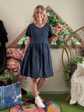 Robe Savana bleu marine