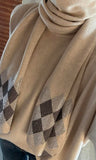 Pull Echarpe beige