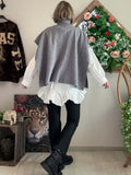 Pull/poncho Esmée gris du 36 au 52