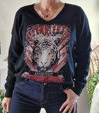 Pull Tiger noir