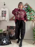 Sweat Beverly Hills bordeaux du 36 au 46