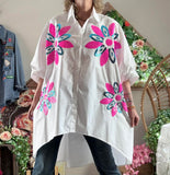 Chemise Tunique Mélanie blanche