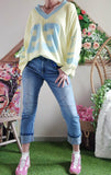 Haut Oversize 23 jaune