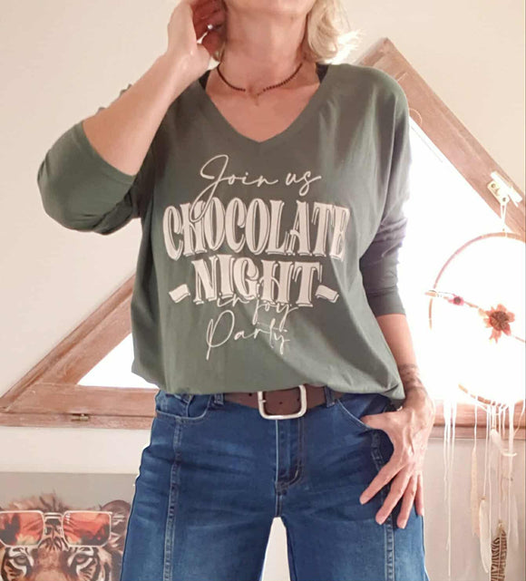 Haut Chocolate kaki