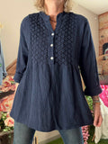 Blouse Josephine bleu marine