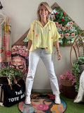 Blouse jaune Tina