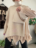 Pull/poncho Esmée beige chiné du 36 au 52