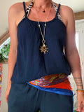 Top sacha bleu marine