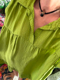 Robe Cécile Pistache du 38 au 52