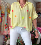 Blouse jaune Tina