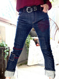 Jeans Couture  coeur vino