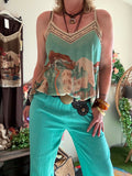 Top Provence turquoise aspect brillant
