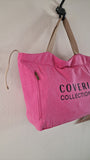 Grand sac fourre-tout Coveri rose