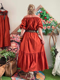 Robe Leslie rouille