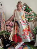 Robe Esmeralda à fines bretelles