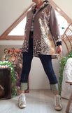 Veste Love chocolat