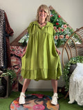 Robe Cécile Pistache du 38 au 52