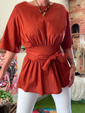 Blouse Murcia Terracotta