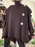Pull/poncho Esmée chocolat du 36 au 52