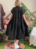 Robe Cécile noire du 38 au 52