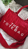 The Tote Bag rouge