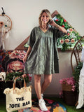 Robe Magalie kaki