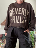 Sweat Beverly Hills chocolat du 36 au 46