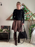 Pull sans manches Gaby noir du 36 au 42