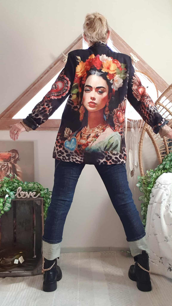 Veste velours Carmen