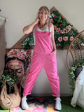 Salopette Justine rose/fushia