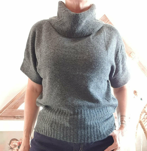 Pull Lanka gris/noir