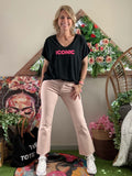 Tee-shirt Iconic noir